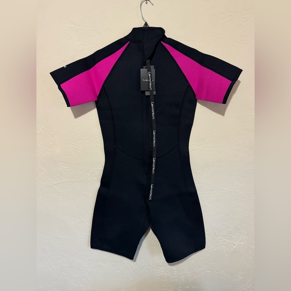 NWT Size 10 LEMORECN WOMEN SHORTY WETSUITS 3MM NEOPRENE BACK ZIP DIVING SUITS - Picture 5 of 9